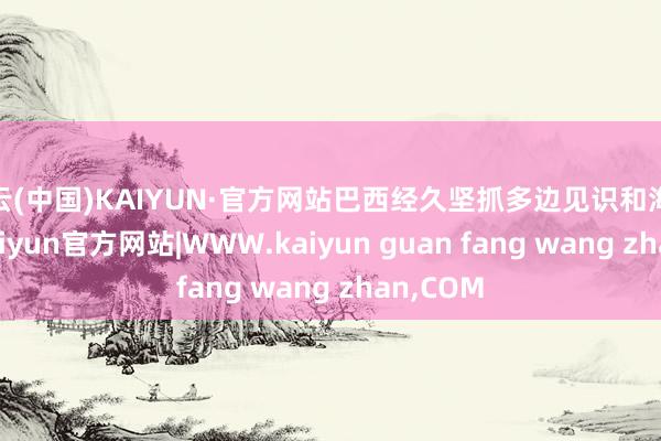 开云(中国)KAIYUN·官方网站巴西经久坚抓多边见识和海外互助-kaiyun官方网站|WWW.kaiyun guan fang wang zhan,COM