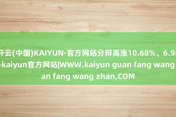开云(中国)KAIYUN·官方网站分辩高涨10.68%、6.98%、5.54%-kaiyun官方网站|WWW.kaiyun guan fang wang zhan,COM